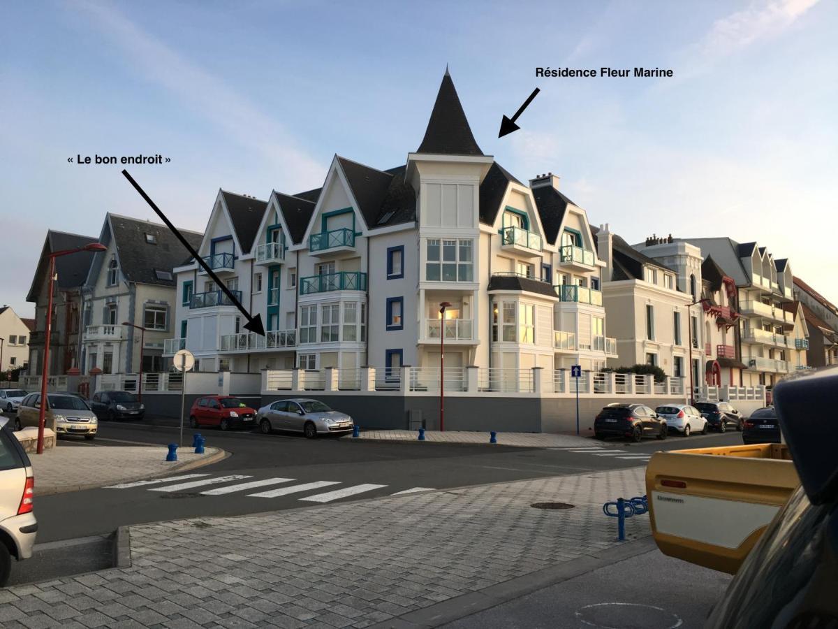 Le Bon Endroit En Bord De Mer, Vue Mer , Parking Et Wifi Wimereux Esterno foto